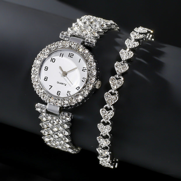Luxury Women’s Watch & Bracelet Set