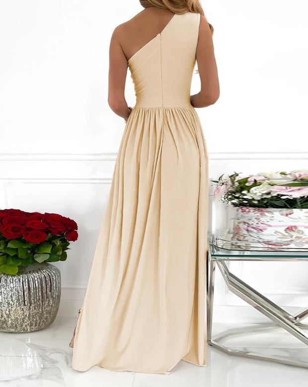 Elegant Cutout Cocktail Maxi Dress