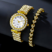 Luxury Women’s Watch & Bracelet Set