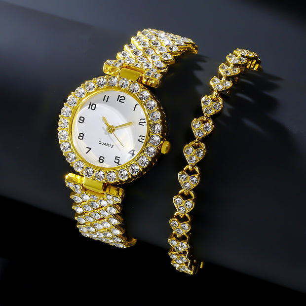 Luxury Women’s Watch & Bracelet Set