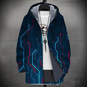 Men’s Printed Velvet Jacket