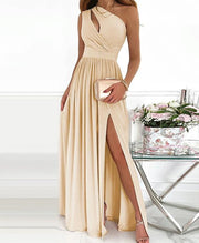 Elegant Cutout Cocktail Maxi Dress